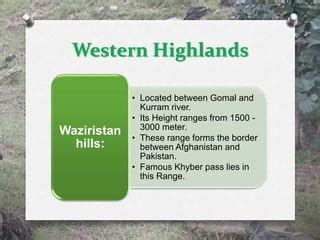 Land And Physical Features Of Pakistan PPT