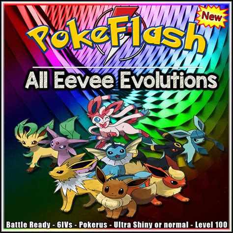 All Eevee Evolutions - Sword and Shield / Brilliant Diamond and Shining ...