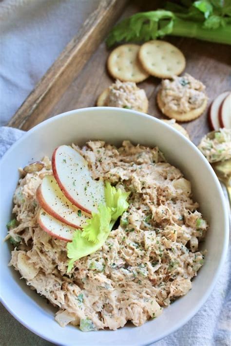 Creamy Cajun Spiced Chicken Salad Easy Canned Chicken Salad Recipe