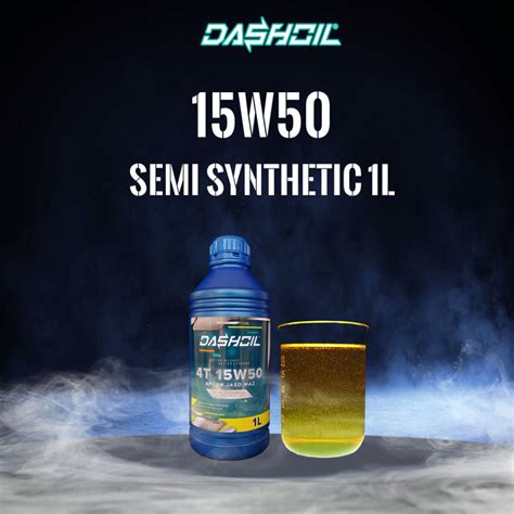 Dashoil T W L Semi Synthetic Sn Motorcycle Engine Oil Minyak