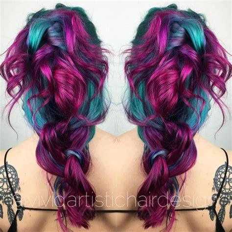 Unboring Styles With Magenta Hair Color Magenta Hair Colors Teal