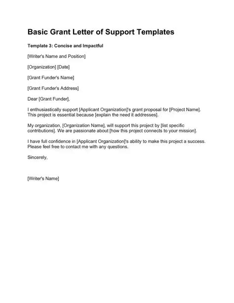 11 Free Grant Letter Of Support Templates And Examples Calypso Tree