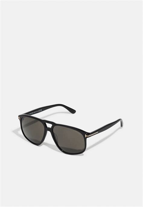 Tom Ford Unisex Sunglasses Shiny Black Black Uk