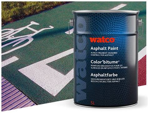 Watco Asphalt Paint Asphalt And Tarmac Paint Watco Uk Ltd Nbs Source