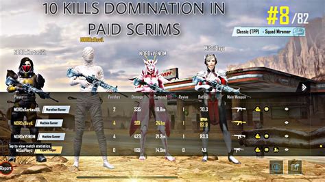 10 KILLS DOMINATION IN PAID SCRIMS BGMI GAMEPLAY DevLOP YouTube