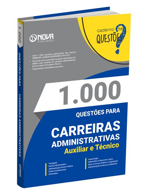 Livro Quest Es Gabaritadas Para Carreiras Administrativas