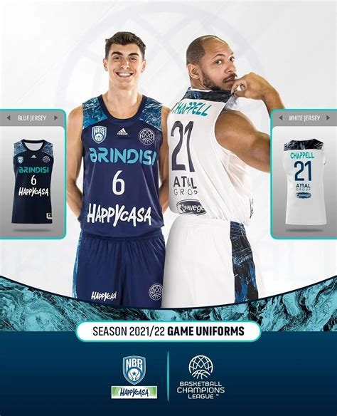 New Basket Brindisi European Home Jersey