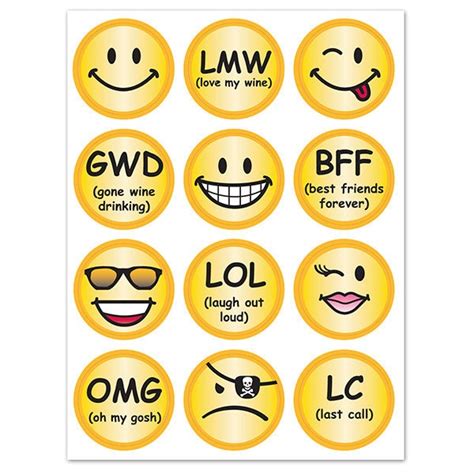 Wine Drinking Smiley