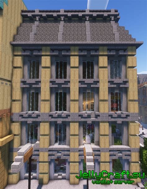 18th Century French Style House Здания в майнкрафт Дом в Minecraft Чертежи Minecraft