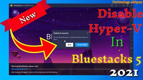 Hyper V Error Problem In Bluestacks 5 BlueStacks Is Unable To Use