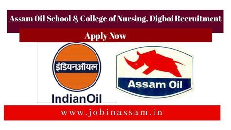 Assam Oil School And College Of Nursing Digboi Recruitment 2019 Walk In