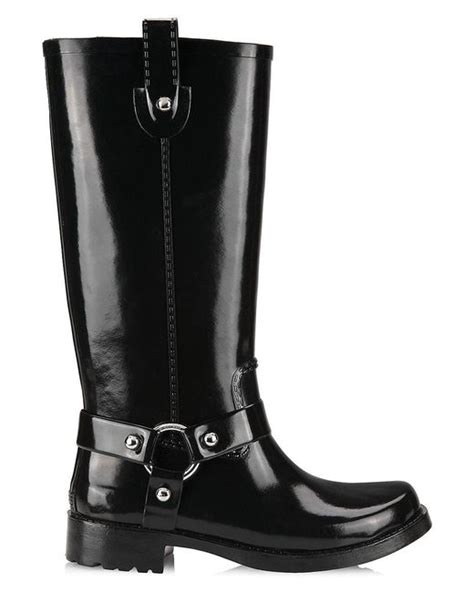 Michael Michael Kors Stormy Rubber Rainboots In Black Lyst