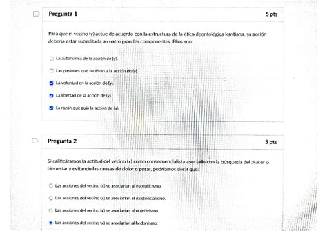 Tp2 ética y deontología 88 Pregunta 1 5 pts Para que el vecino y