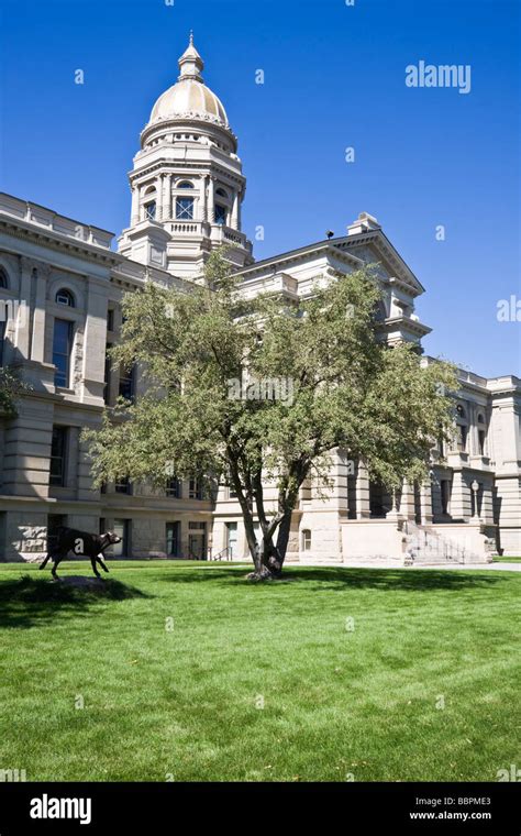 State Capitol of Wyoming Stock Photo - Alamy