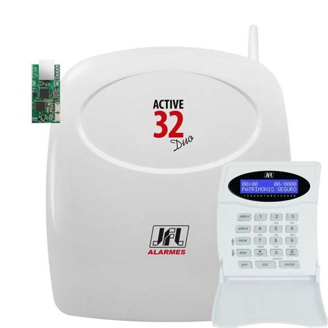 Central De Alarme Monitorado Active Duo Jfl Ethernet Me E