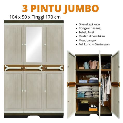 Jual Jumbo Pintu Lemari Plastik Gantung Pintu Club Ultra Mega