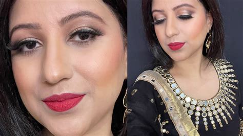 Ladies Sangeet Makeup Tutorial Indian Wedding Guest Step By Step Makeup In Hindi Vartika