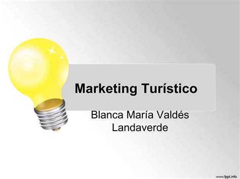 Marketing Turístico Ppt