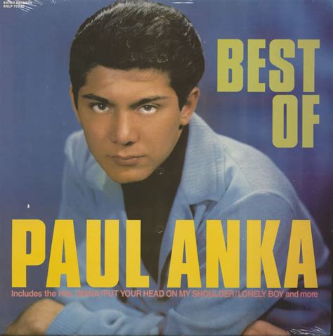 Paul Anka LP: The Best Of Paul Anka (LP) - Bear Family Records
