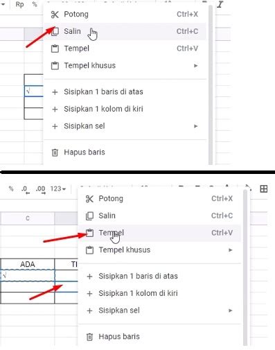 Cara Membuat Tanda Centang Di SpreadSheet Kusnendar