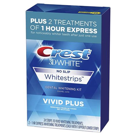 Amazon Crest D White Whitestrips Vivid Plus Teeth Whitening Kit