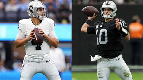 Raiders Bench Qb Jimmy Garoppolo Will Start Rookie Aidan Oconnell