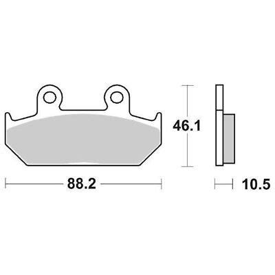 Plaquettes De Frein Avant SBS 647 Hs Honda Gl Gold Wing Sc22 1500