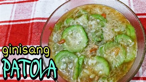 Ginisang Patola Using Miswa At Hibe Healthy Patola Recipe V Youtube