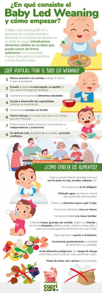 Infograf A En Qu Consiste El Baby Led Weaning Y C Mo Empezar