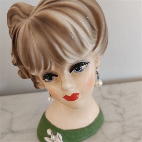 Napco Accents Napco Vintage Lady Head Vase Poshmark