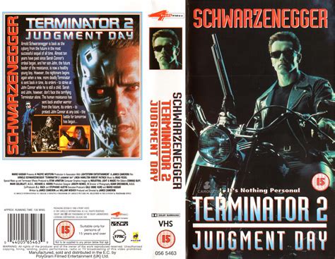 Terminator 2: Judgment Day VHS Cover (1998) (UK) : PolyGram Filmed ...