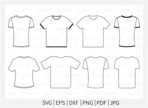 shirt outline svg  shirt outline bundle  shirt template svg