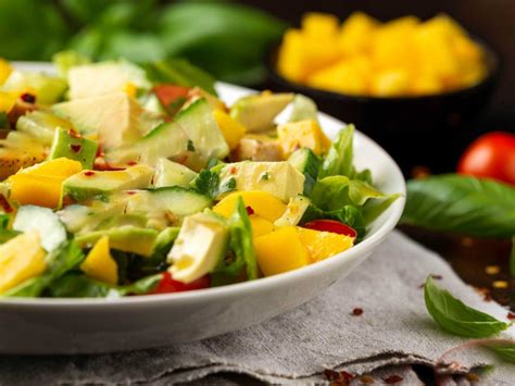 Healthy Mango And Avocado Salad Recipe No Money No Time