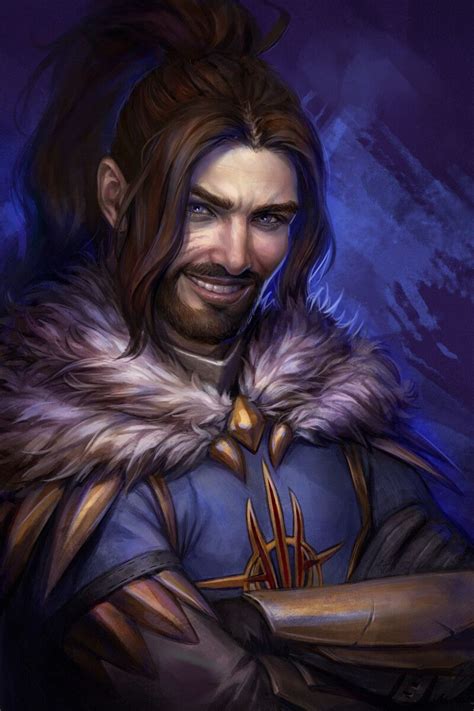 Artstation Wow Portraits Oxana Che Fantasy Male Fantasy Rpg