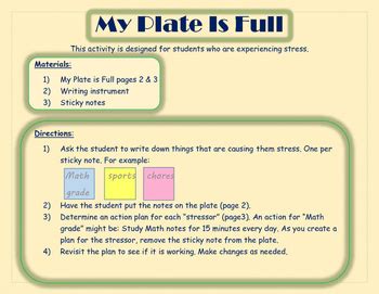 Stress Activity By A Counselor S Heart TPT