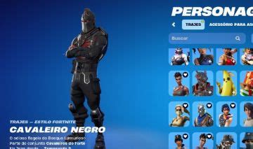 Conta Fortnite Cavaleiro Negro Super Fortnite Contas Fortnite Ggmax