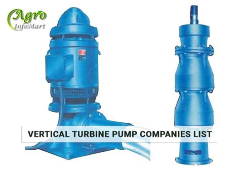 Vertical Turbine Pump Manufacturers Firms In India