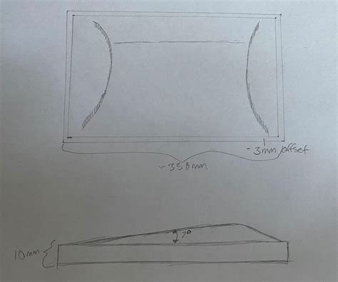 user creating  angled curved surface  top   existing