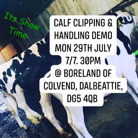 D G Dairy Women Ntwk On Twitter Our Next Meeting Is A Calf Demo