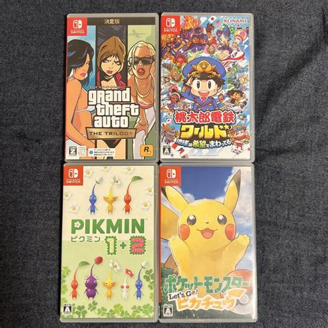 【値下げ】任天堂switchソフト 4本セットまとめ売り By メルカリ