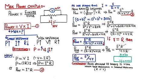 Maximum Power Output Fsc Class 12 Physics Youtube