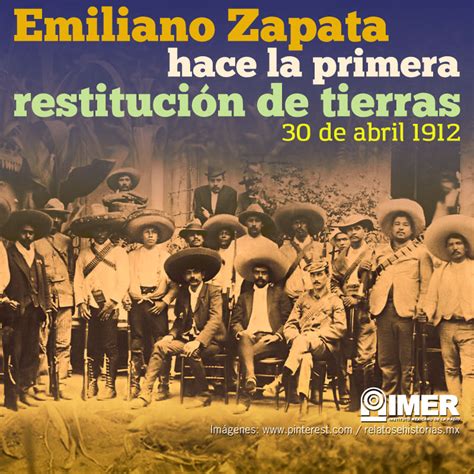 De Abril De Emiliano Zapata Hace La Primera Restituci N De