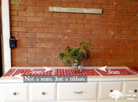 No Sew Diy Table Runner Made From Napkins The Creek Line House Diy Table Table Runner Diy