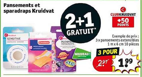 Promo Pansements Et Sparadraps Kruidvat Chez Kruidvat Icatalogue Fr