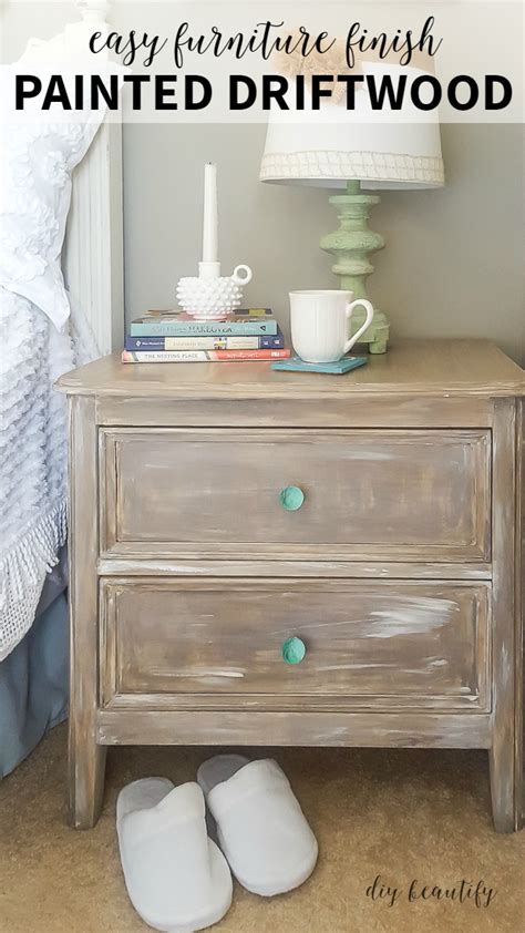 How To Add A Driftwood Finish To Furniture One Room Challenge Spring