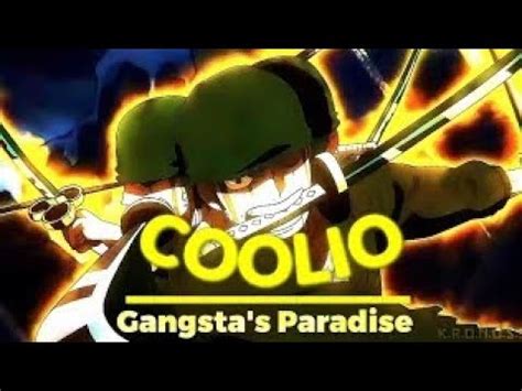 K Zoro Ashura Vs Kaido Amv Edit Gangsta S Paradise Youtube