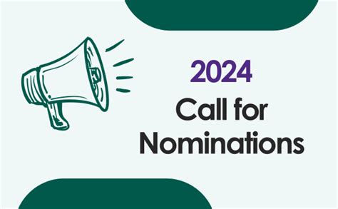 2024 Call For Nominations Awards Committees And Board Of Directors