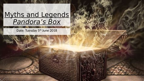 Pandoras Box Myth Teaching Resources