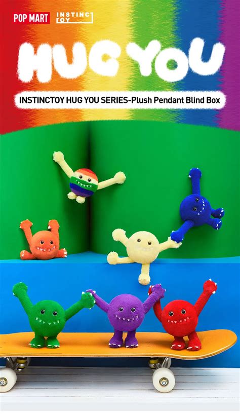 INSTINCTOY HUG YOU SERIES-Plush Pendant Blind Box - POP MART (Philippines)