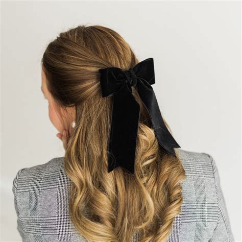 Large Oversized Velvet Bow Etsy